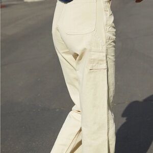 John Galt Cream Carpenter Pants